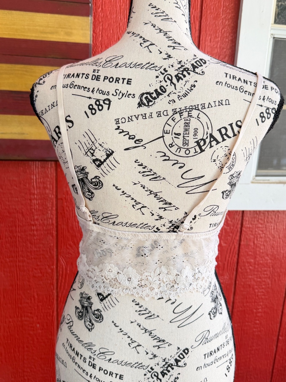 Lace Bralette - Cream Soft Support - Picture 3 of 5